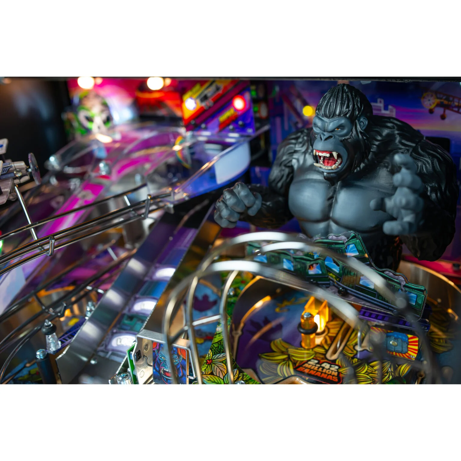 King Kong: Myth of Terror Island Pro Pinball Machine by Stern - Image 3