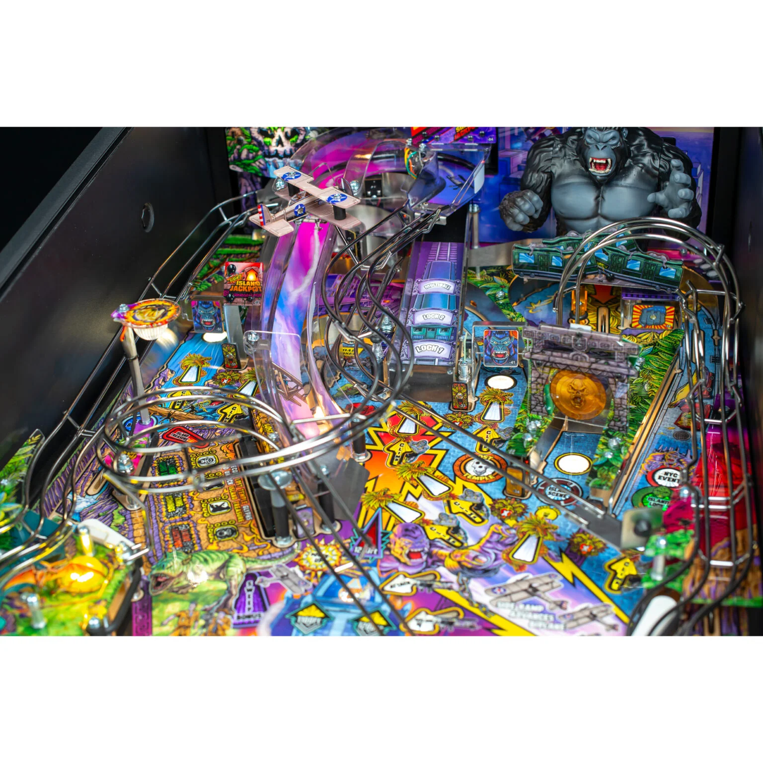 King Kong: Myth of Terror Island Pro Pinball Machine by Stern - Image 2