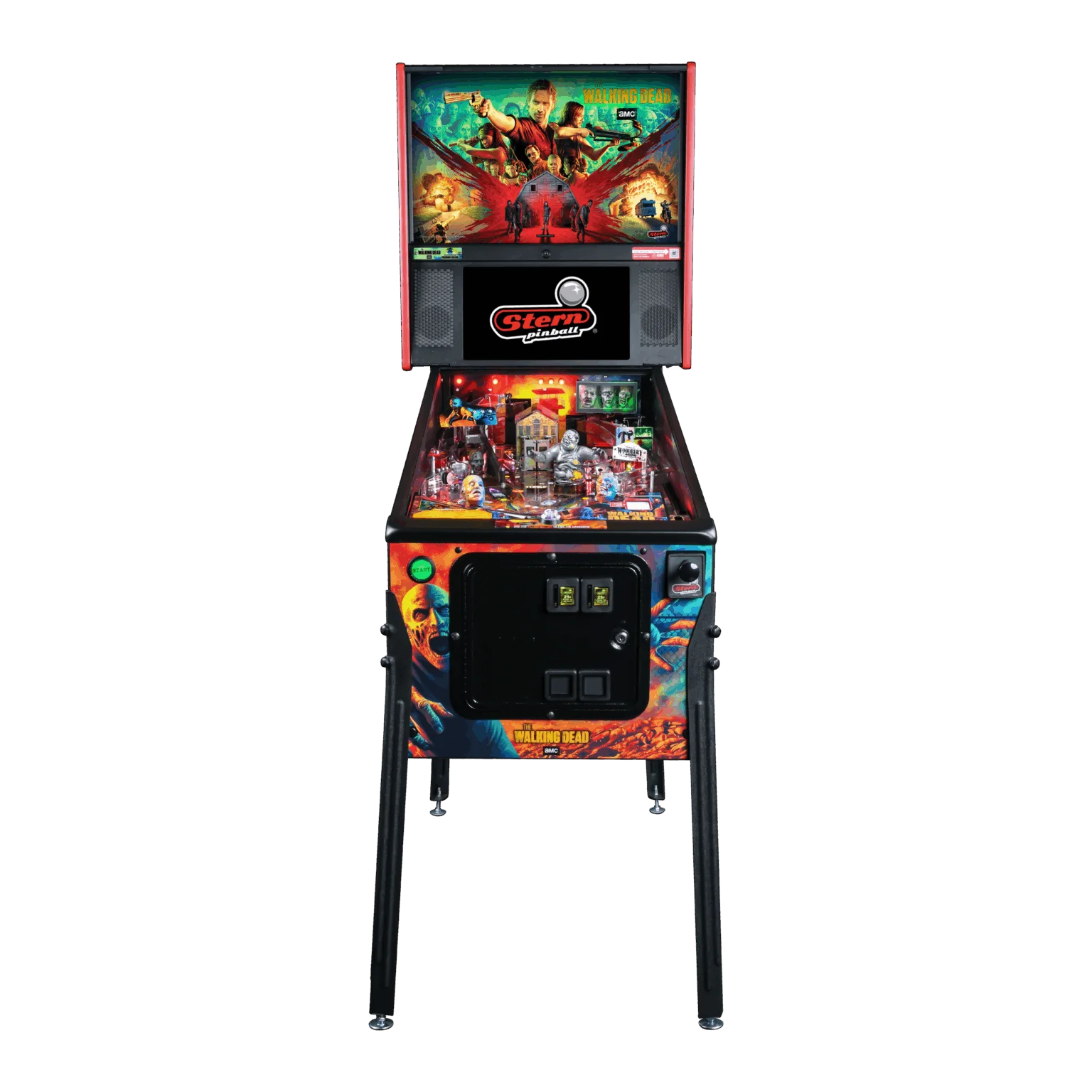 The Walking Dead Remastered Limited Edition Pinball Machine by Stern