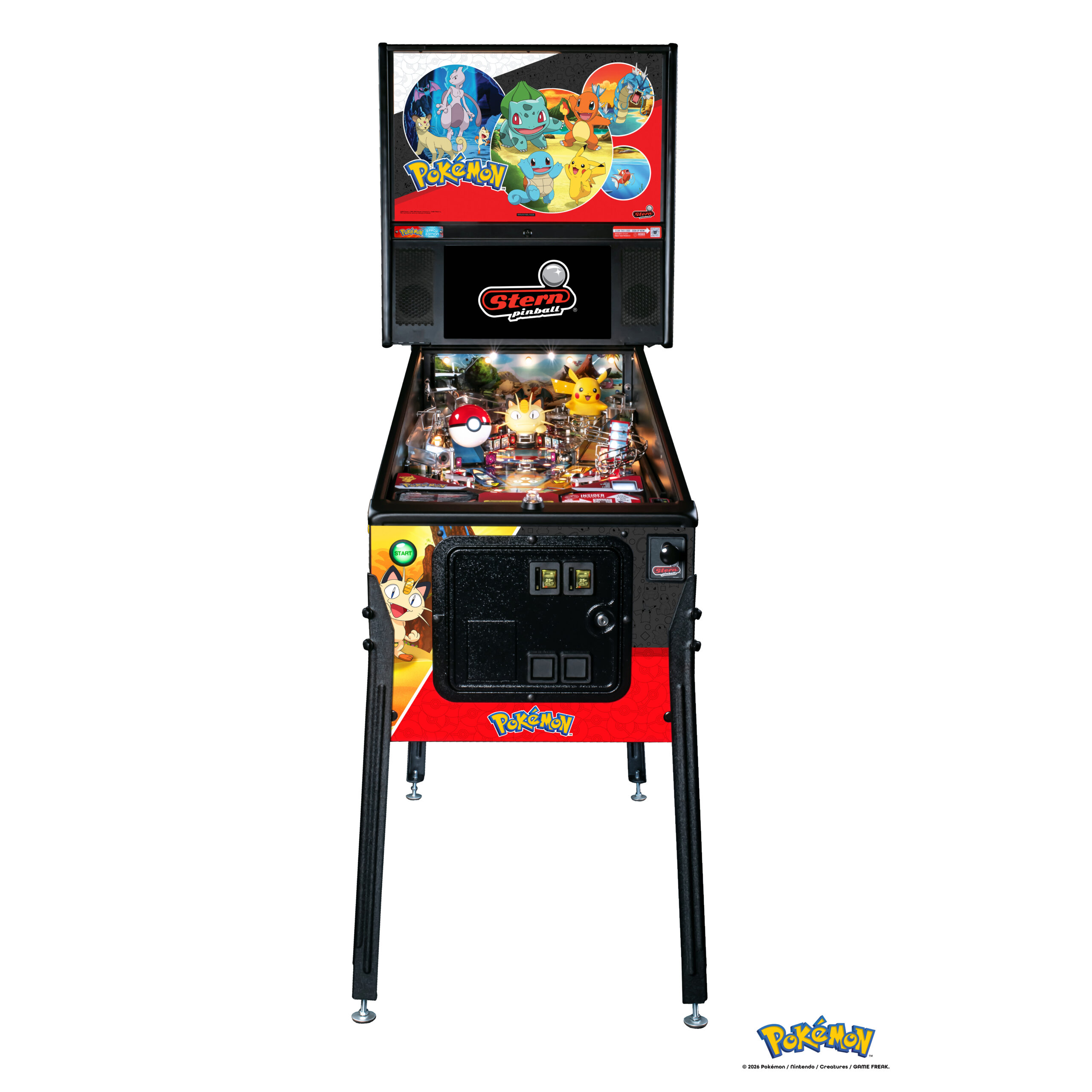 Pokémon Pro Pinball Machine by Stern
