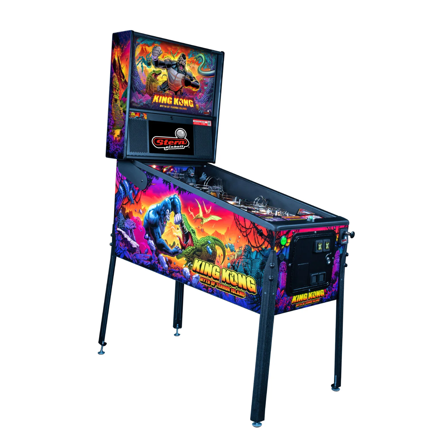 King Kong: Myth of Terror Island Pro Pinball Machine by Stern - Image 5